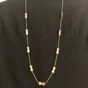 Fabulous Kate Spade gold bow necklace